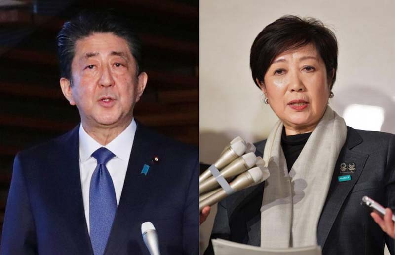 安倍総理と小池知事