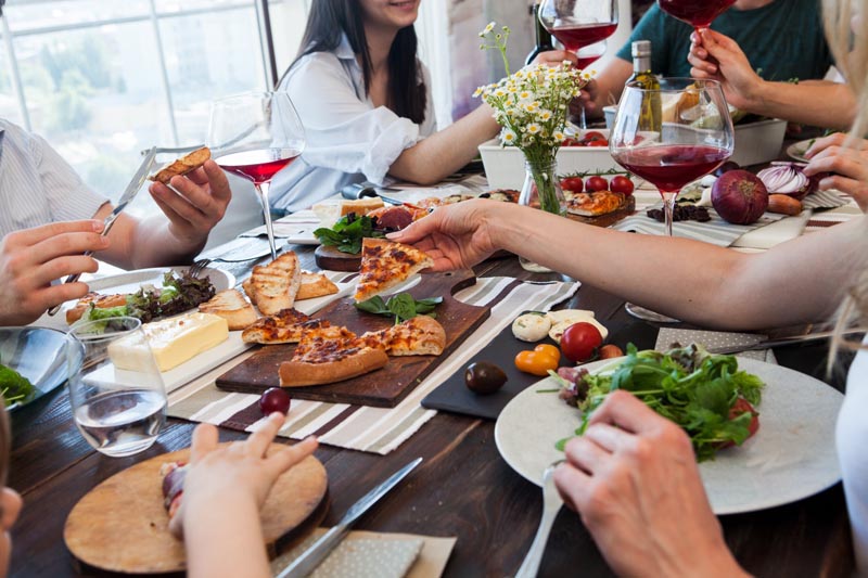 お友達と会食会