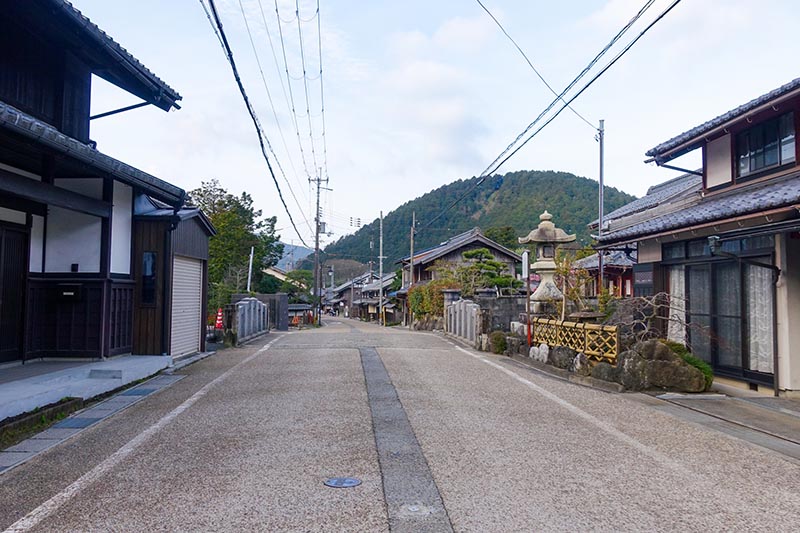 江戸時代の趣を残す風景