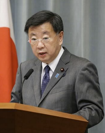 松野官房長官