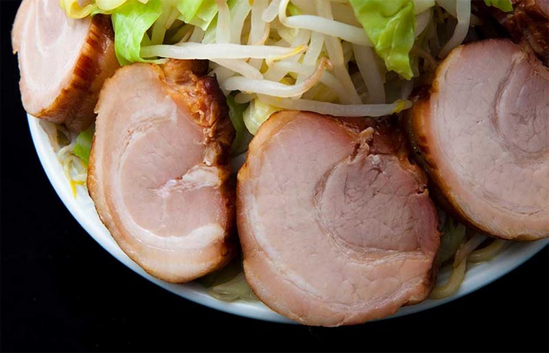 チャーシュー特盛ラーメン