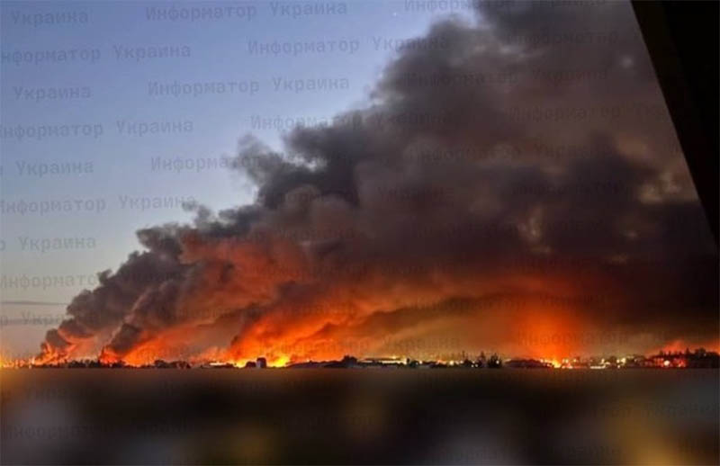 ロシア過去最大のドローン攻撃をウクライナに行う