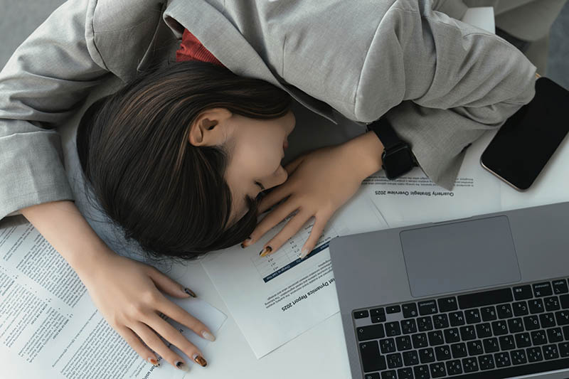 疲労感を感じる