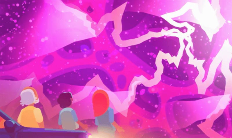 混沌としている宇宙の姿