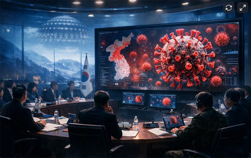 韓国におけるパンデミックシミュレーション