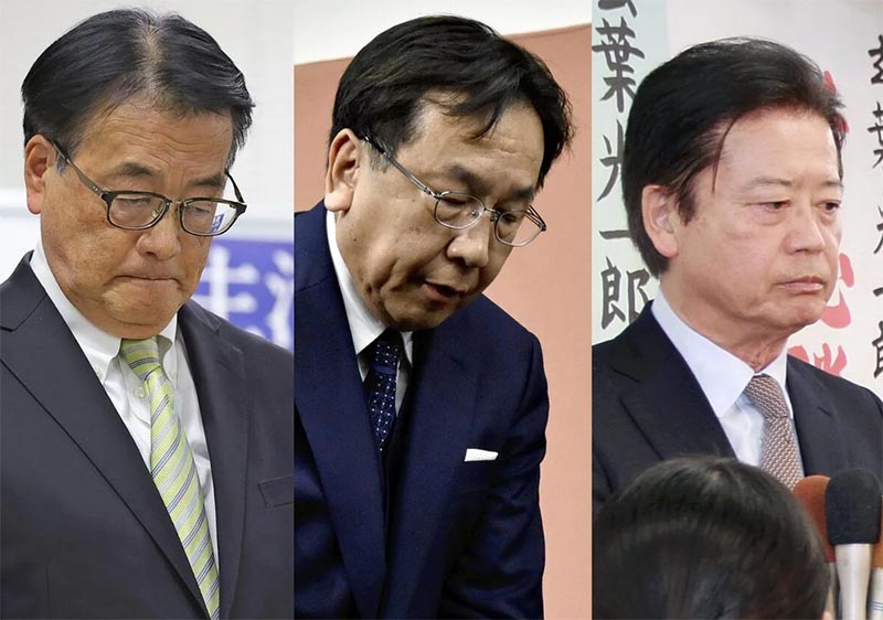 打ちひしがれる元立憲銀3人衆