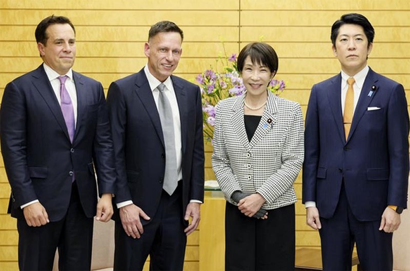 パランティア社と会談する高市首相