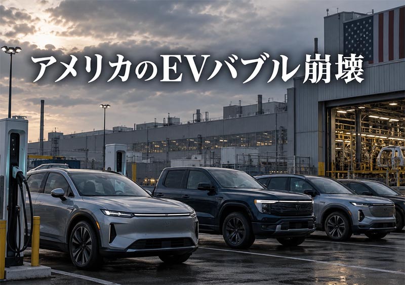 アメリカのEVバブル崩壊