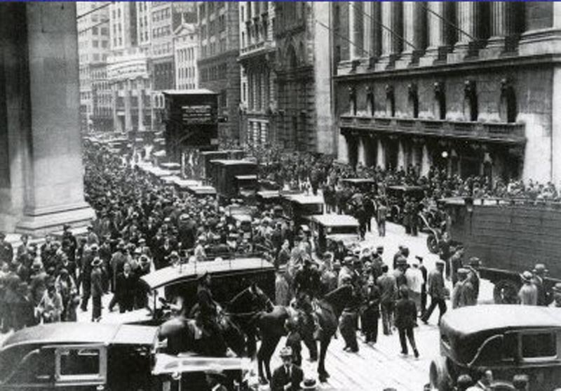 1929年ウォール街大暴落