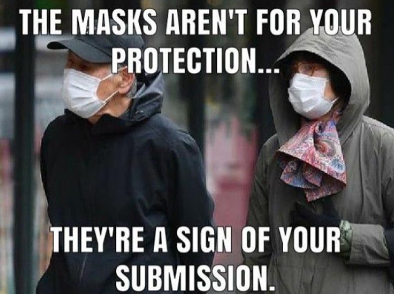 危険なマスク常用