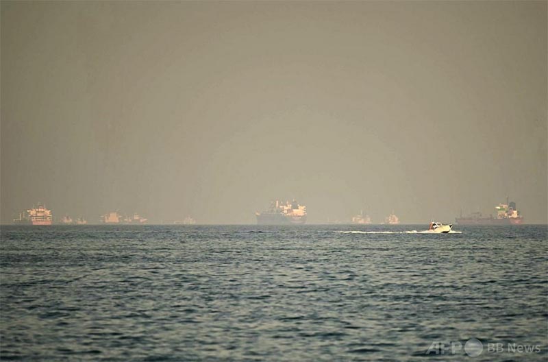 ホルムズ海峡を通過する船舶