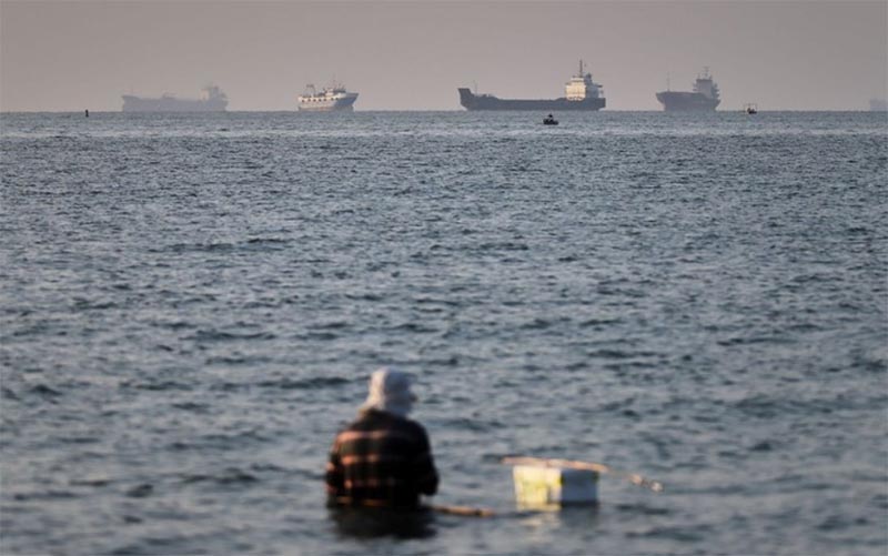ホルムズ海峡の船舶