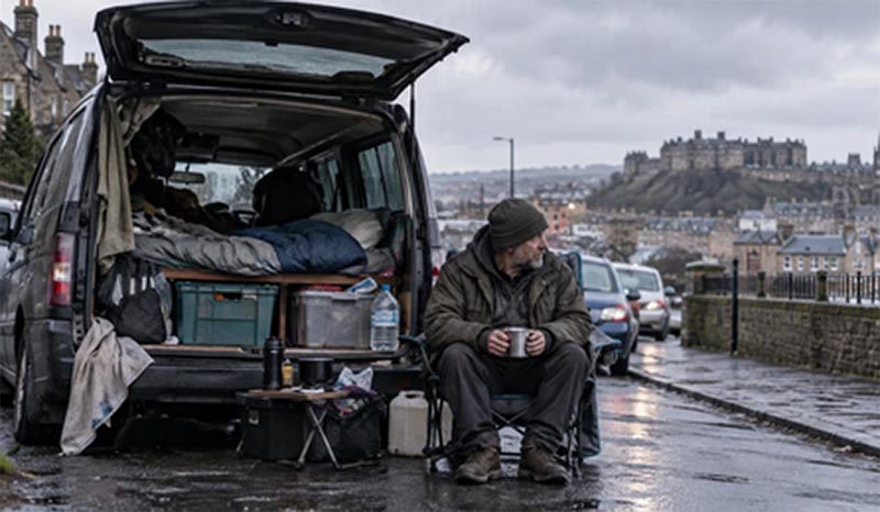 イギリスの車上生活