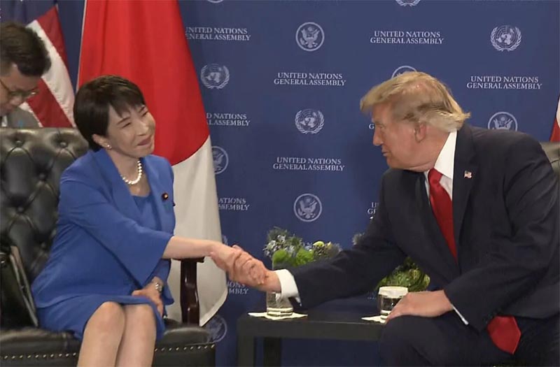 高市総理とトランプ大統領の会談