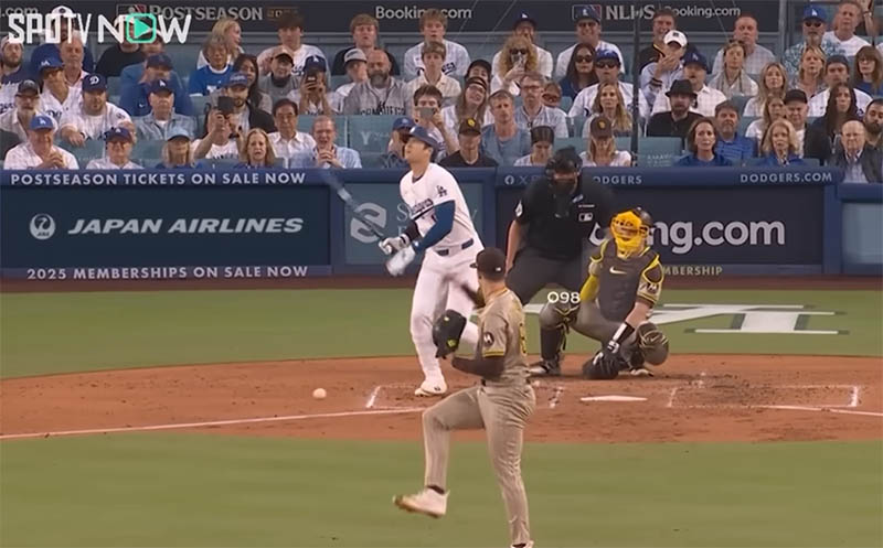 大谷３ランホームラン打つ